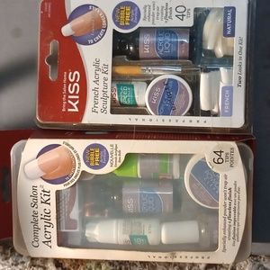 KISS FRENCH ACRYLIC SCUPTURE KIT & COMPLETE SALON ACRYLIC KIT
